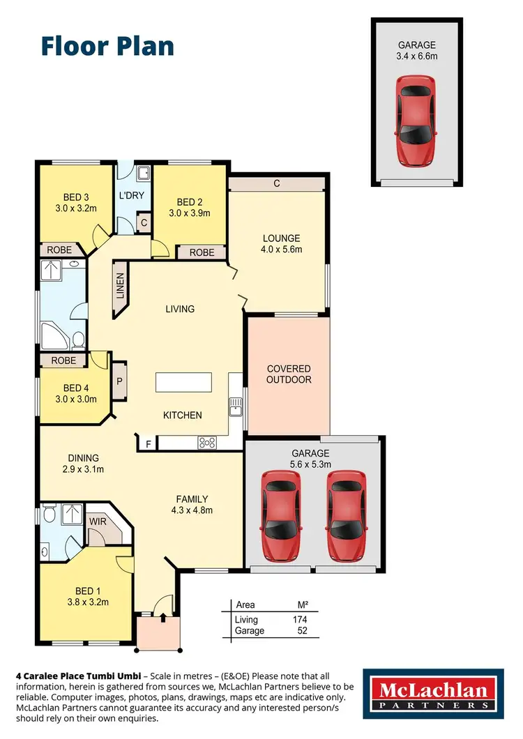 Floorplan of Homely house listing, 4 Caralee Place, Tumbi Umbi NSW 2261