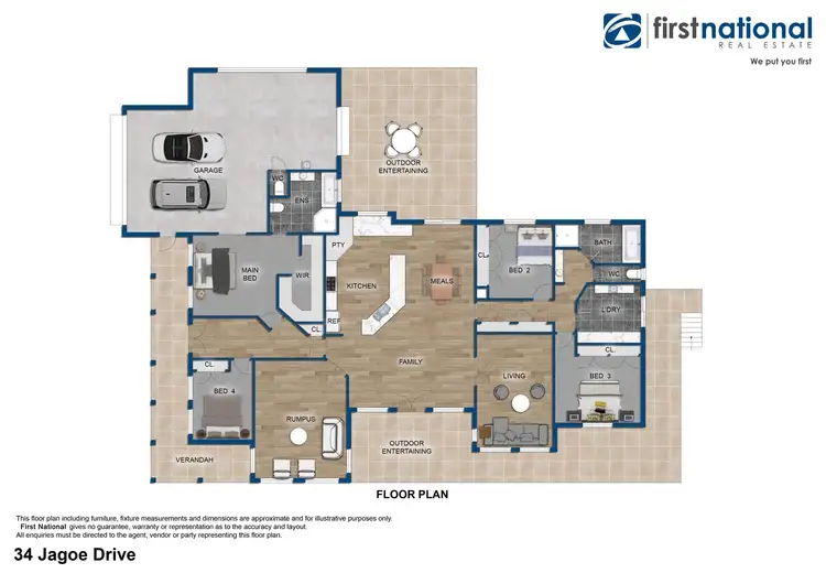 Floorplan of Homely house listing, 34 Jagoe Drive, Kelso NSW 2795