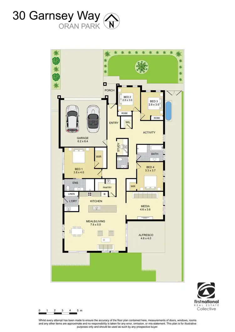 Floorplan of Homely house listing, 30 Garnsey Way (Catherine Park Estate), Oran Park NSW 2570
