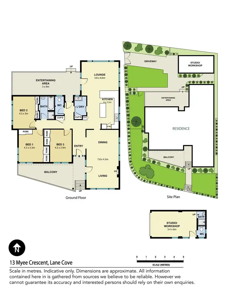Floorplan of Homely house listing, 13 Myee Crescent, Lane Cove NSW 2066