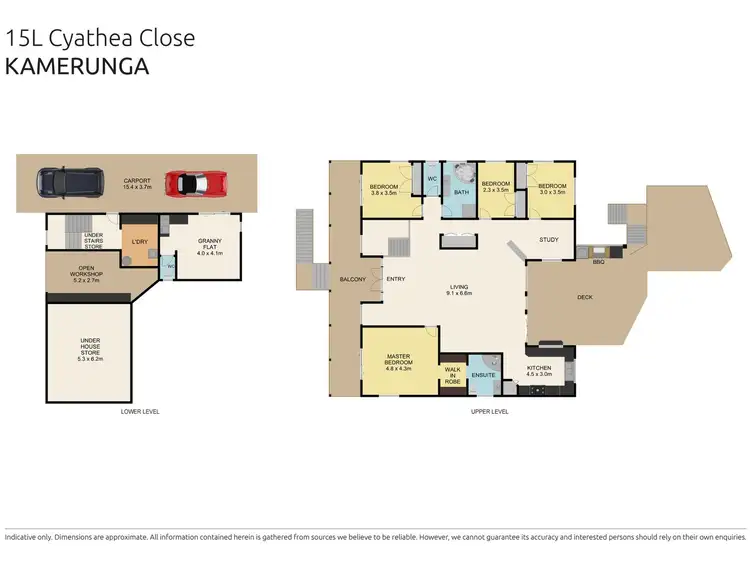 Floorplan of Homely house listing, L15 Cyathea Close, Kamerunga QLD 4870