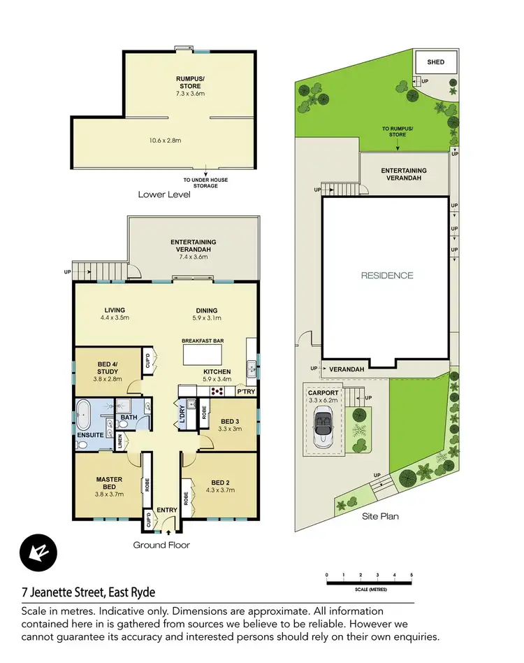 Floorplan of Homely house listing, 7 Jeanette Street, East Ryde NSW 2113