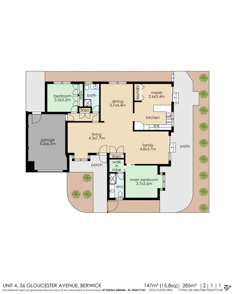 Floorplan of Homely unit listing, 4/56 Gloucester Avenue, Berwick VIC 3806