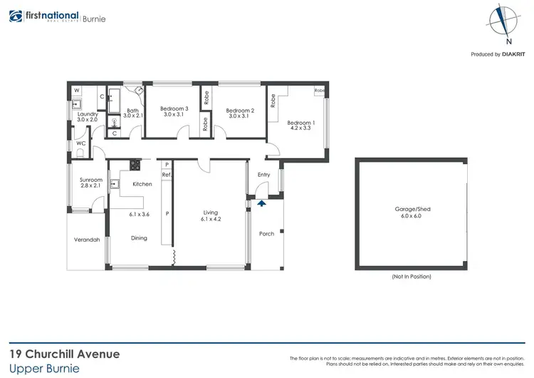 Floorplan of Homely house listing, 19 Churchill Avenue, Upper Burnie TAS 7320