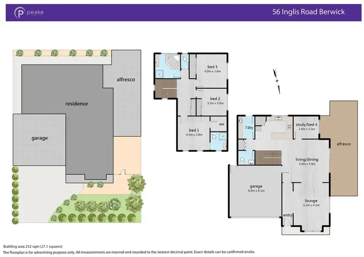Floorplan of Homely house listing, 56 Inglis Road, Berwick VIC 3806