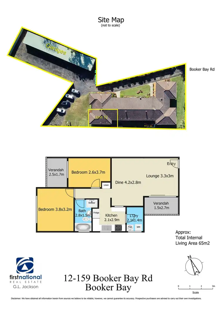 Floorplan of Homely unit listing, 12/159 Booker Bay Road, Booker Bay NSW 2257