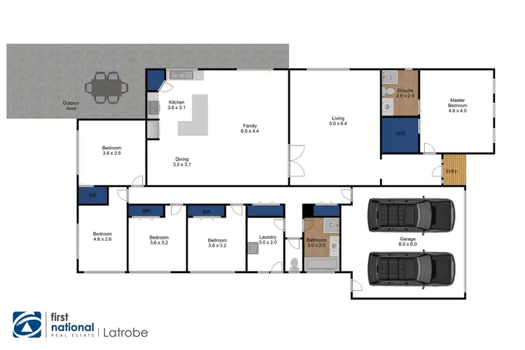 Floorplan of Homely house listing, 8 Christian Rise, Traralgon VIC 3844