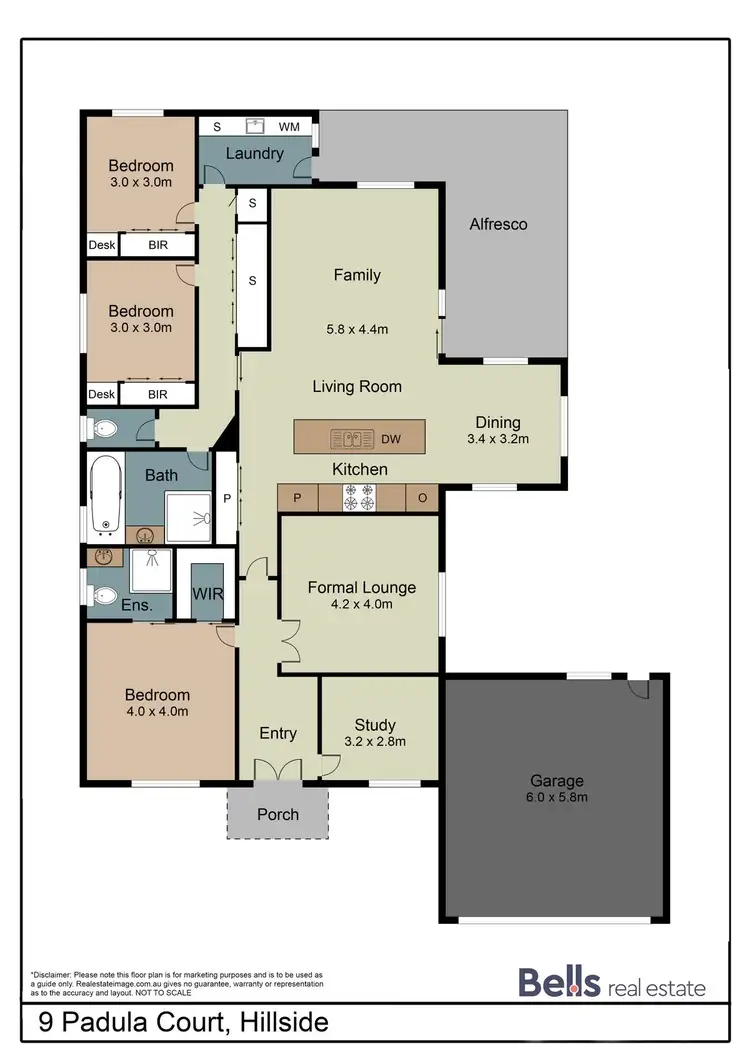 Floorplan of Homely house listing, 9 Padula Court, Hillside VIC 3037