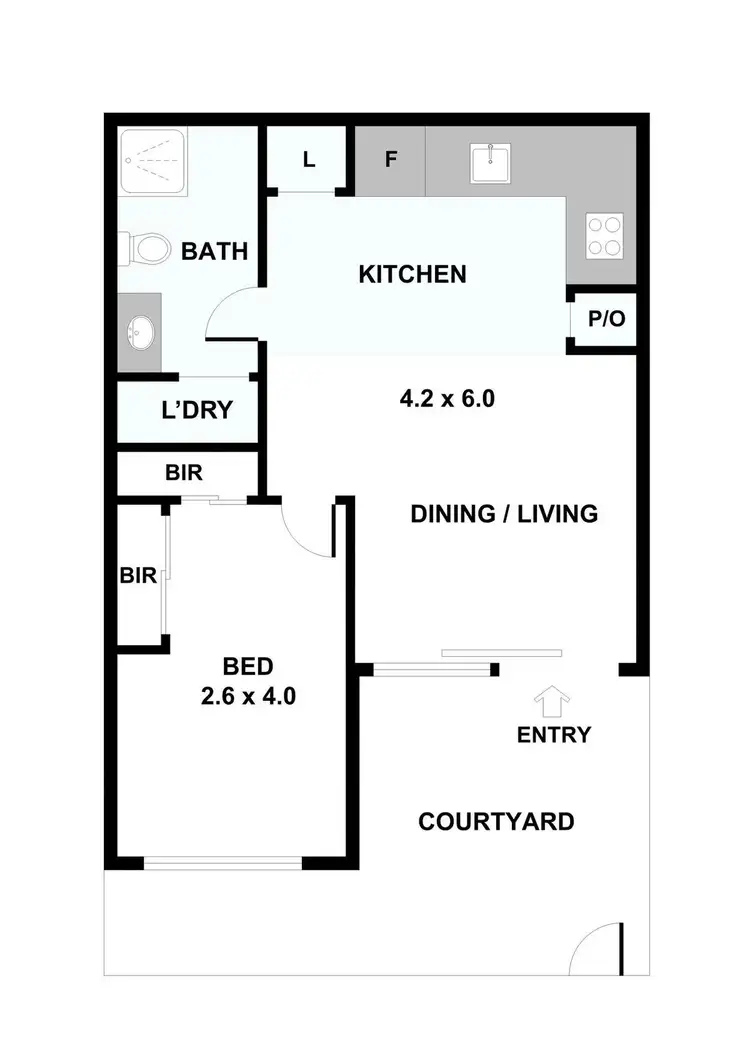 Floorplan of Homely apartment listing, 2 Market Lane, Moonee Ponds VIC 3039