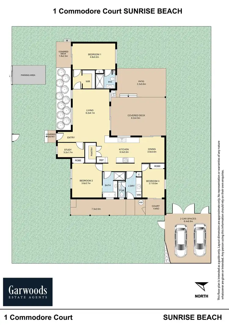 Floorplan of Homely house listing, 1 Commodore Court, Sunrise Beach QLD 4567