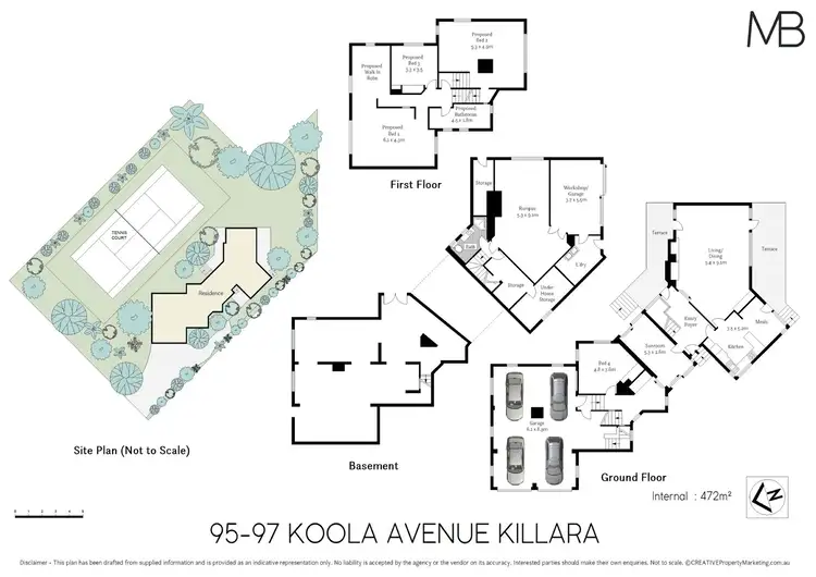 Floorplan of Homely house listing, 95 Koola Avenue, East Killara NSW 2071