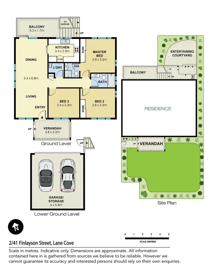 Floorplan of Homely villa listing, 2/41 Finlayson Street, Lane Cove NSW 2066