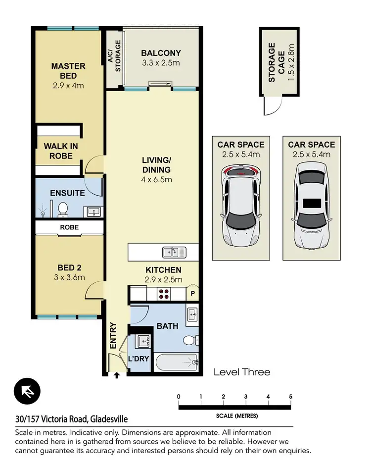 Floorplan of Homely apartment listing, 30/157 Victoria Road, Gladesville NSW 2111