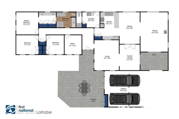 Floorplan of Homely house listing, 112 Traralgon-Maffra Road, Glengarry VIC 3854
