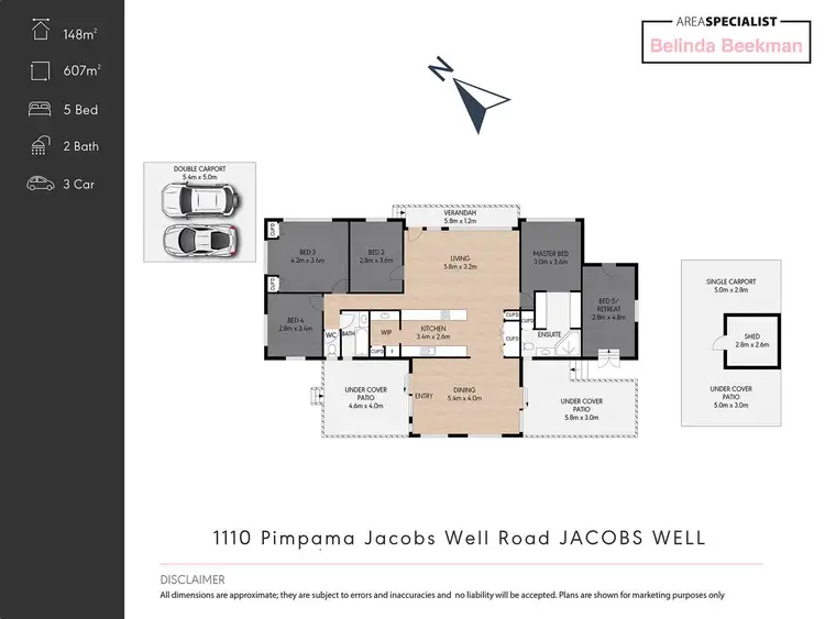 Floorplan of Homely house listing, 1110 Pimpama Jacobs Well Road, Jacobs Well QLD 4208