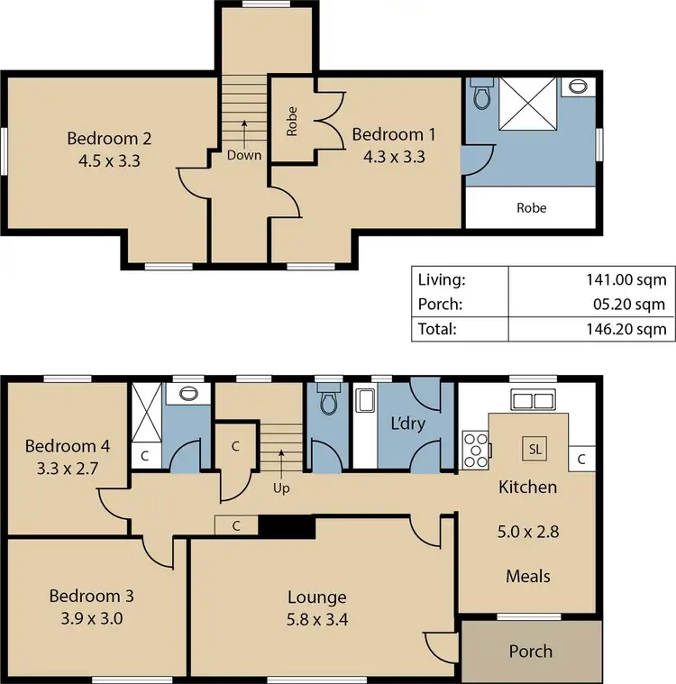Floorplan of Homely house listing, 17 Womma Road, Elizabeth North SA 5113
