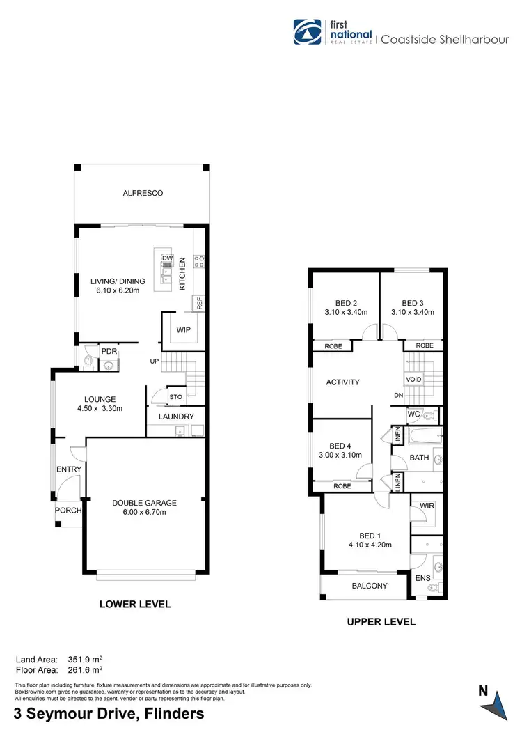 Floorplan of Homely semi-detached listing, 3 Seymour Drive, Flinders NSW 2529