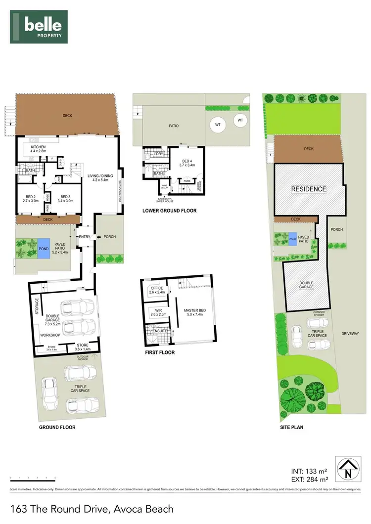 Floorplan of Homely house listing, 163 The Round Drive, Avoca Beach NSW 2251
