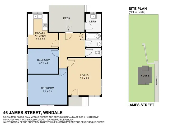Floorplan of Homely house listing, 46 James Street, Windale NSW 2306