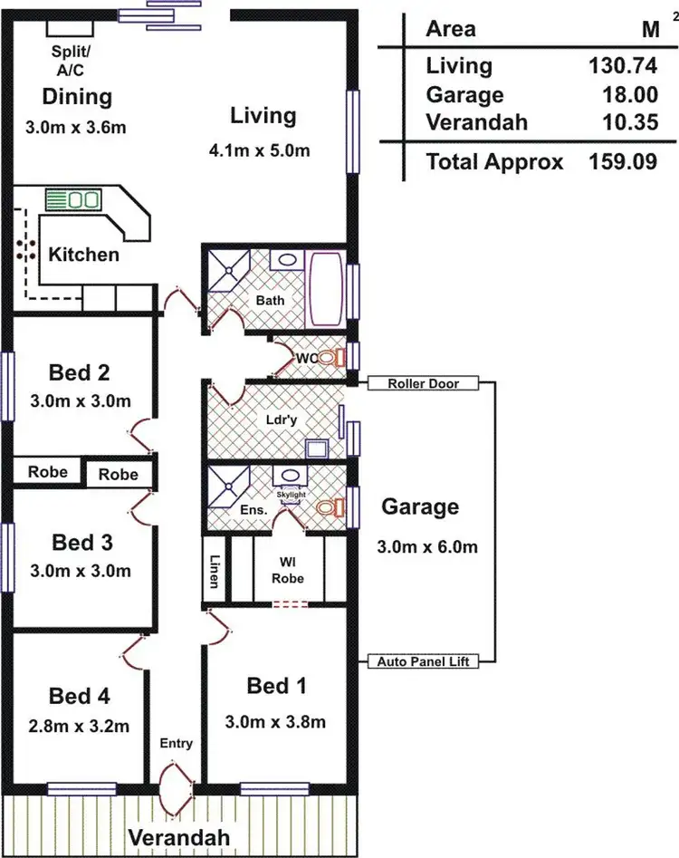 Floorplan of Homely house listing, 8 Margaret Street, Blakeview SA 5114