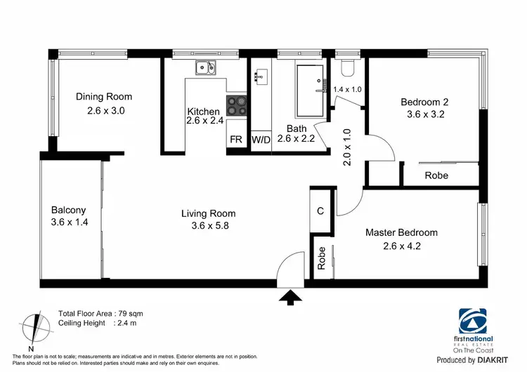 Floorplan of Homely apartment listing, 3/7 Aubrey Street, Surfers Paradise QLD 4217