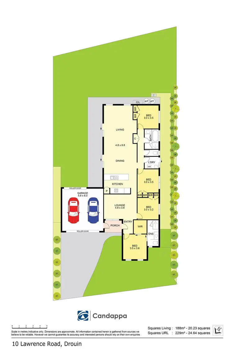 Floorplan of Homely house listing, 10 Lawrence Road, Drouin VIC 3818