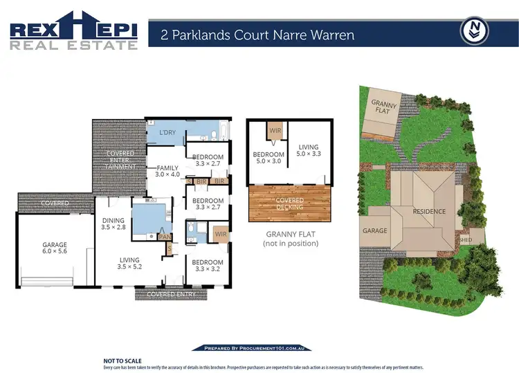Floorplan of Homely house listing, 2 Parklands Court, Narre Warren VIC 3805