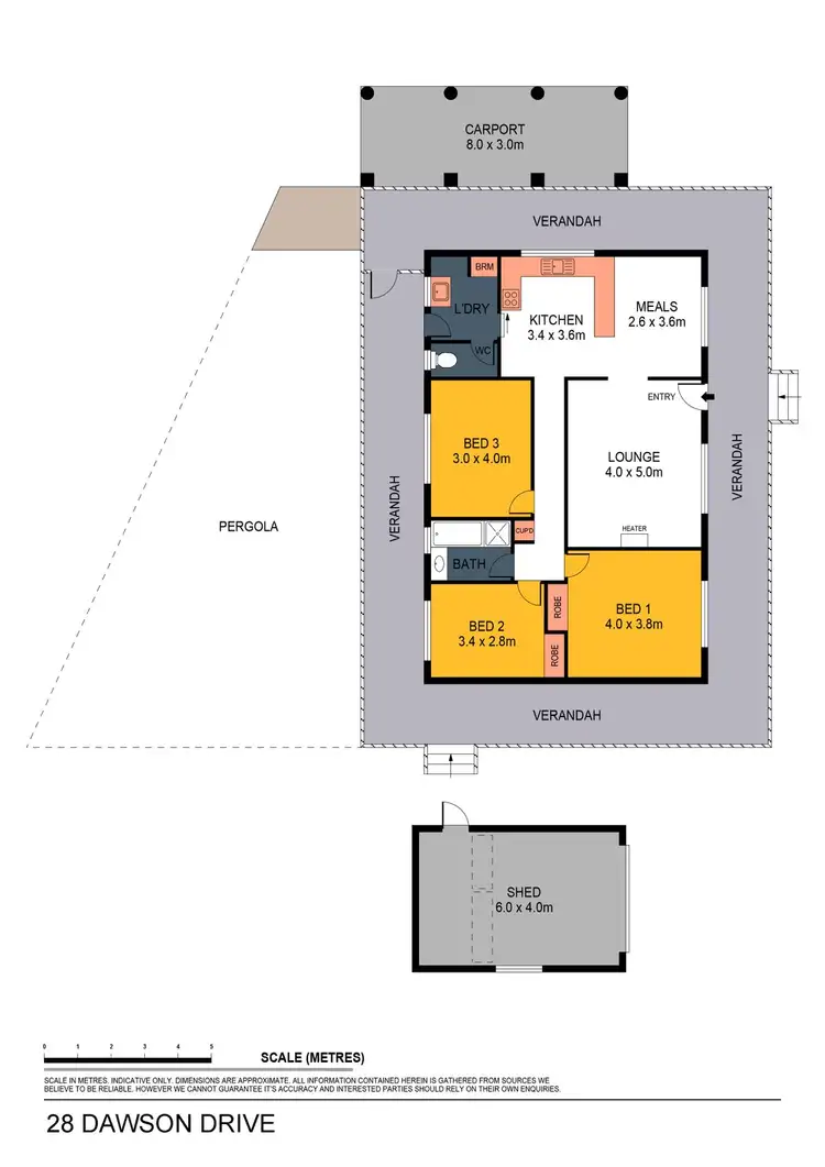 Floorplan of Homely house listing, 28 Dawson Drive, Maiden Gully VIC 3551