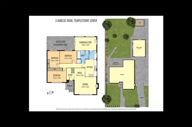 Floorplan of Homely house listing, 3 Marcus Road, Templestowe Lower VIC 3107