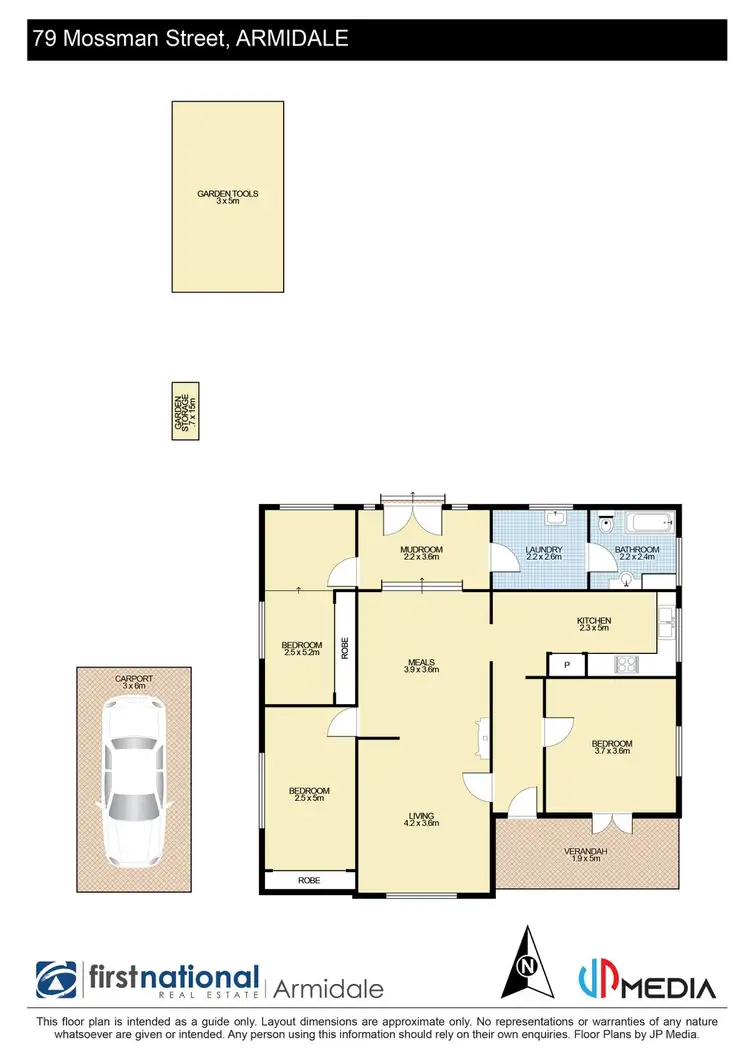 Floorplan of Homely house listing, 79 Mossman Street, Armidale NSW 2350