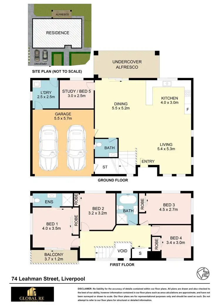 Floorplan of Homely house listing, 74 Lehmann Avenue, Liverpool NSW 2170