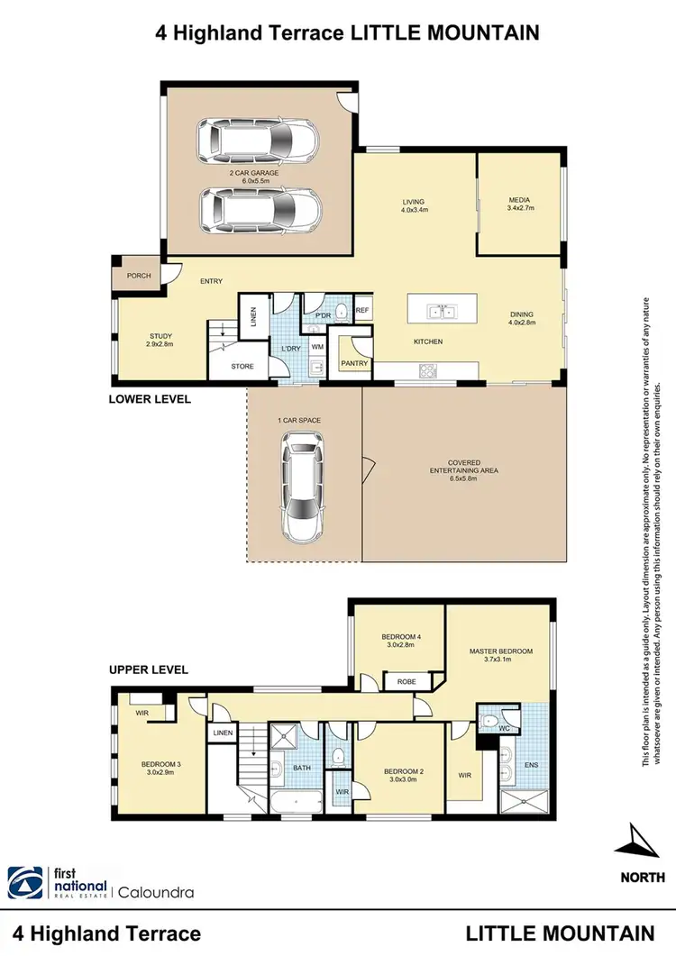 Floorplan of Homely house listing, 4 Highland Terrace, Little Mountain QLD 4551