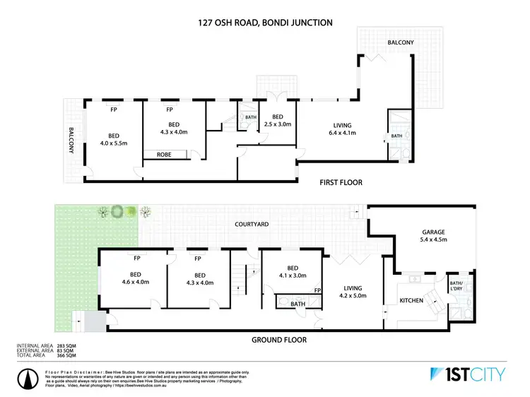 Floorplan of Homely house listing, 127 Old South Head Road, Bondi Junction NSW 2022