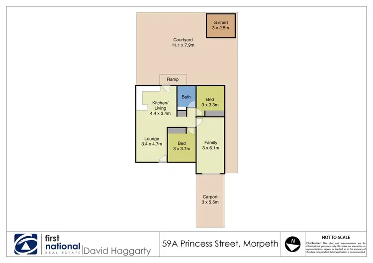 Floorplan of Homely villa listing, 59A Princess Street, Morpeth NSW 2321