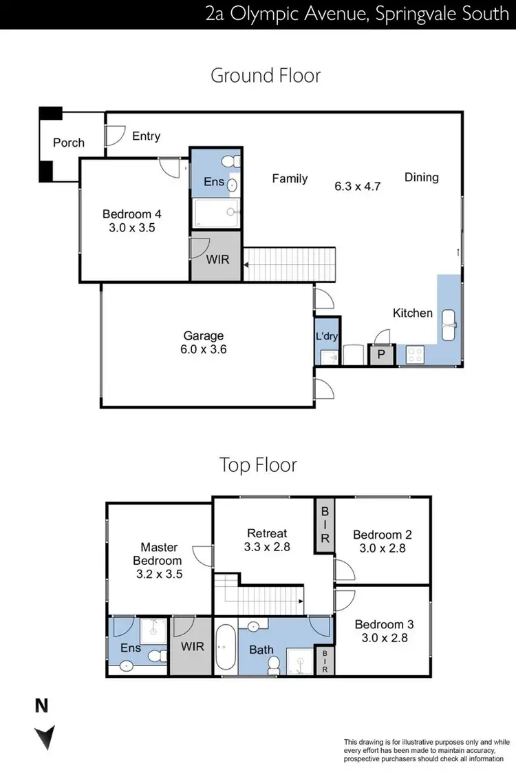 Floorplan of Homely townhouse listing, 6/917-919 Olympic Avenue, Springvale South VIC 3172