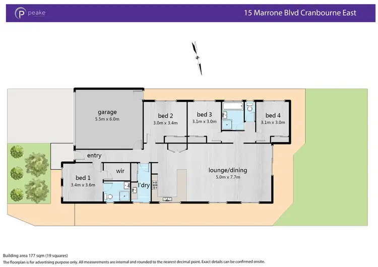 Floorplan of Homely house listing, 15 Marrone Boulevard, Cranbourne East VIC 3977