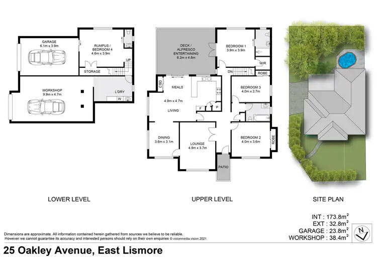 Floorplan of Homely house listing, 25 Oakley Avenue., East Lismore NSW 2480