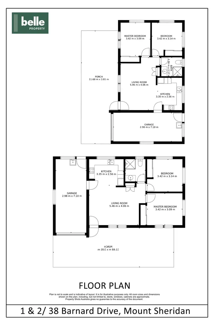 Floorplan of Homely house listing, 2/38 Barnard Drive, Mount Sheridan QLD 4868