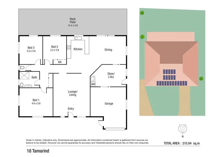 Floorplan of Homely house listing, 18 Tamarind Street, Kirwan QLD 4817