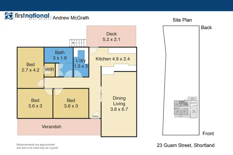 Floorplan of Homely house listing, 23 Guam Street, Shortland NSW 2307