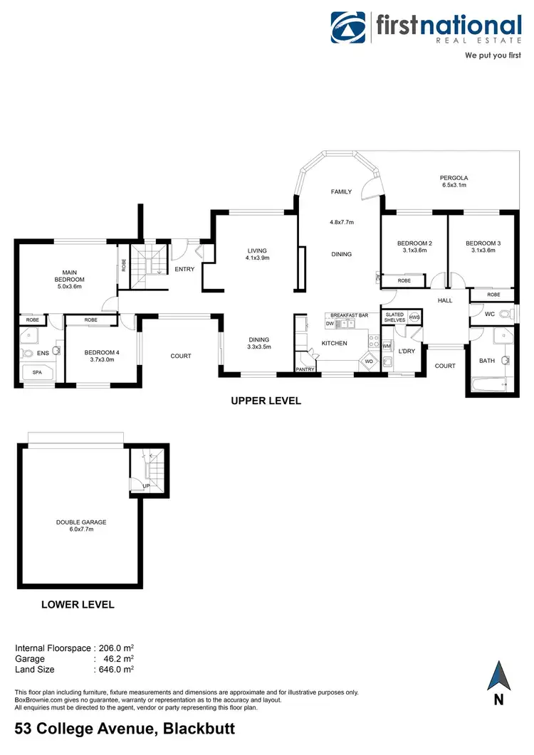 Floorplan of Homely house listing, 53 College Avenue, Blackbutt NSW 2529
