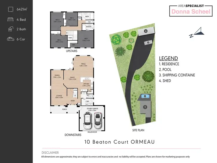 Floorplan of Homely house listing, 10 Beaton Court, Ormeau QLD 4208