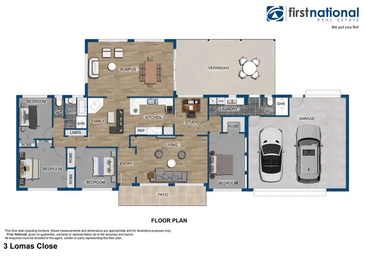 Floorplan of Homely house listing, 3 Lomas Close, Kelso NSW 2795