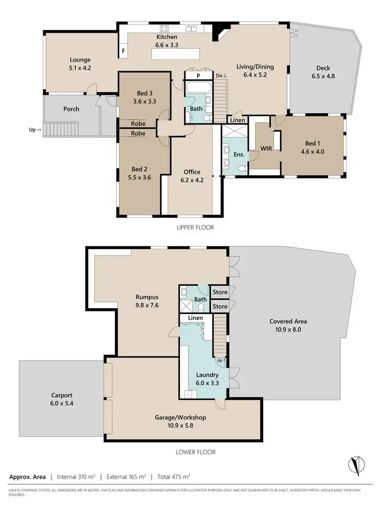 Floorplan of Homely house listing, 61 Lorward Avenue, Bardon QLD 4065