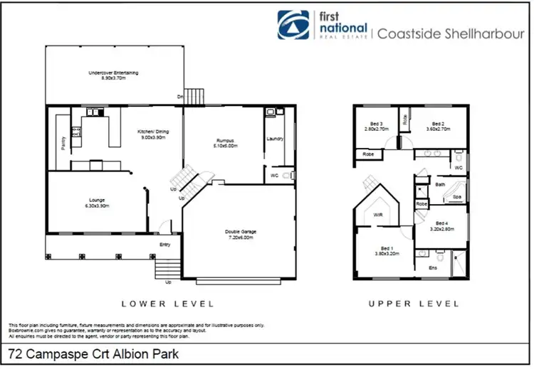 Floorplan of Homely house listing, 72 Campaspe Circuit, Albion Park NSW 2527