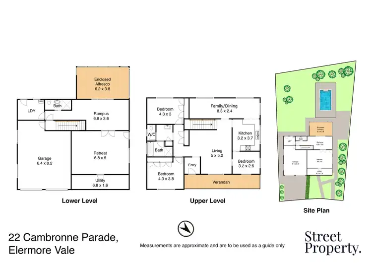 Floorplan of Homely house listing, 22 Cambronne Parade, Elermore Vale NSW 2287