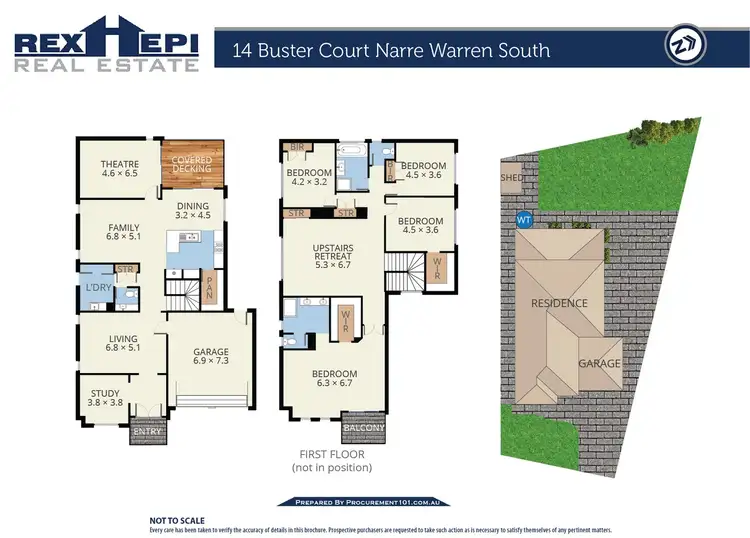 Floorplan of Homely house listing, 14 Buster Court, Narre Warren South VIC 3805