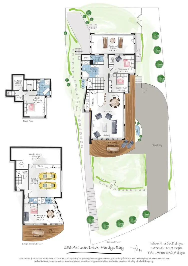 Floorplan of Homely house listing, 156 Araluen Drive, Hardys Bay NSW 2257