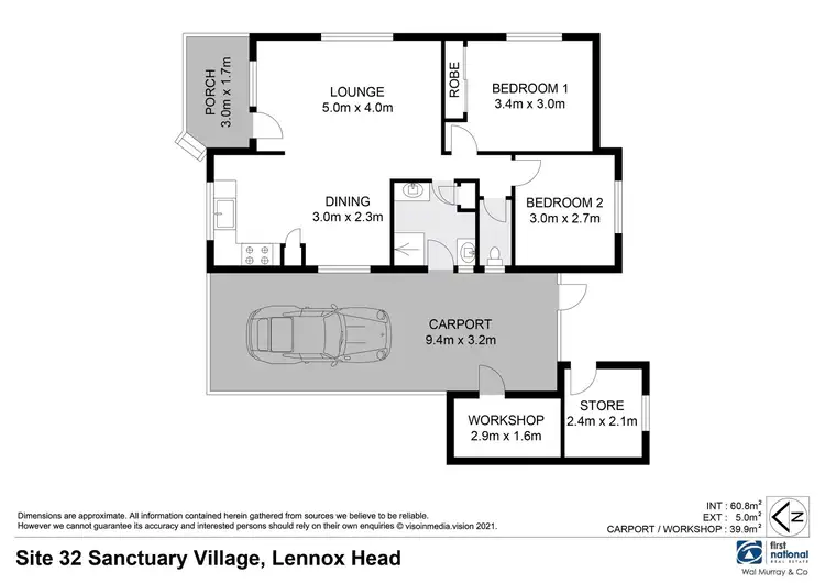 Floorplan of Homely house listing, 32/502 Ross Lane, Lennox Head NSW 2478
