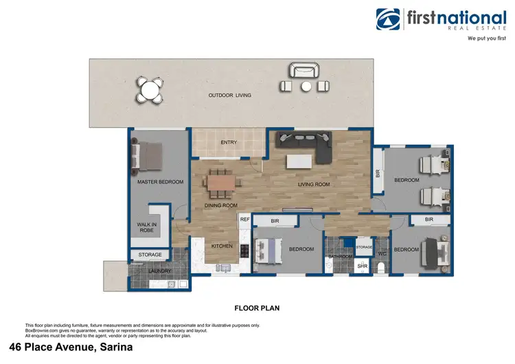 Floorplan of Homely house listing, 46 Place Avenue, Sarina QLD 4737